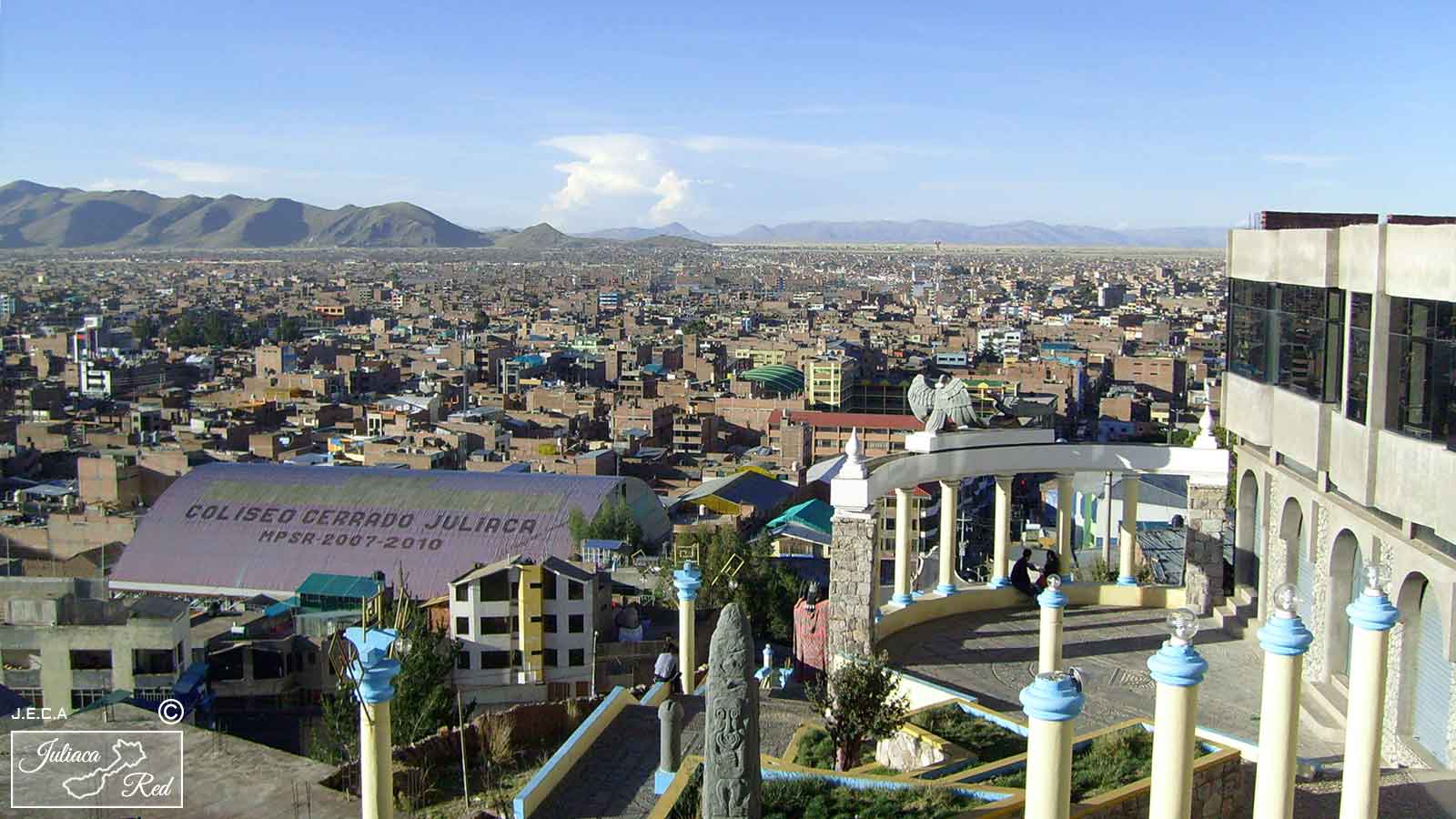 vista panorámica de la ciudad de Juliaca