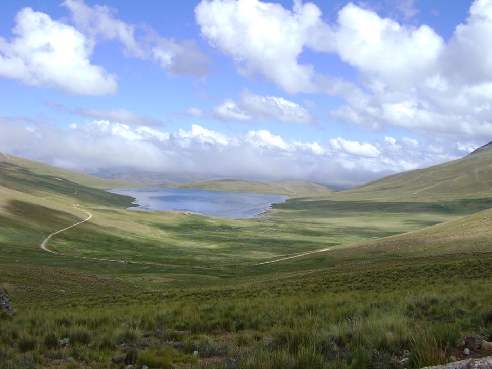 Laguna La Calzada vista desde lo alto